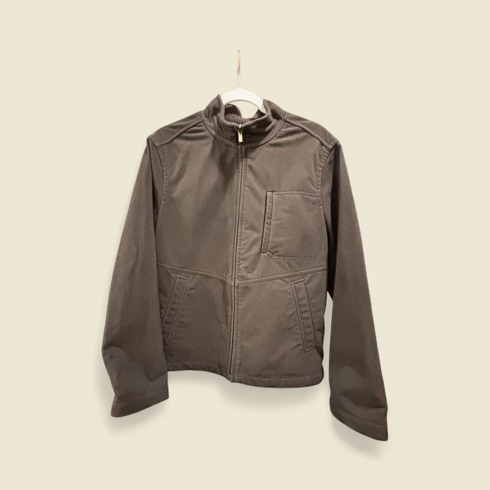 Claiborne Men's Chocolate Brown Lightweight Jacket - Picture 2 of 6